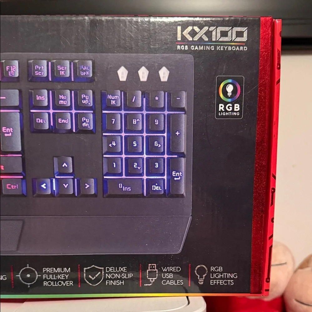 Sentry RGB Backlit Gaming Keyboard - Black